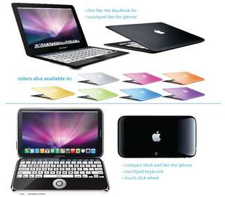 Illustration for article titled New Apple Netbook Product! Be First on your Block To have Clickwheel Mac Netbook
